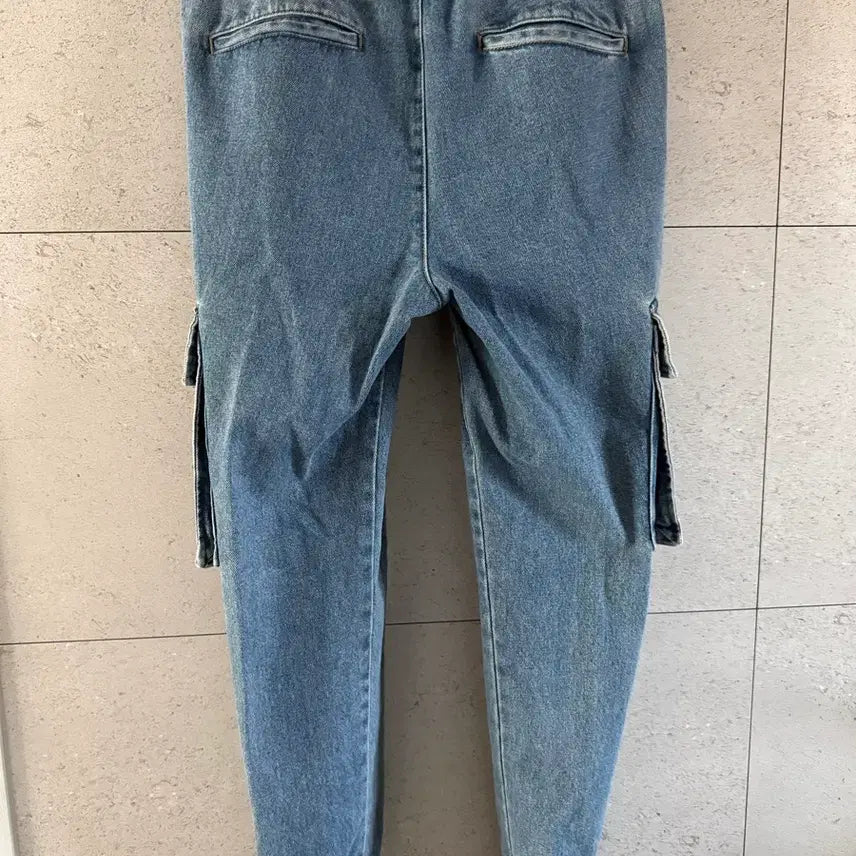 [BUNJANG] Juun.J Cargo Jogger Jeans / 준지 카고조거 연청 44