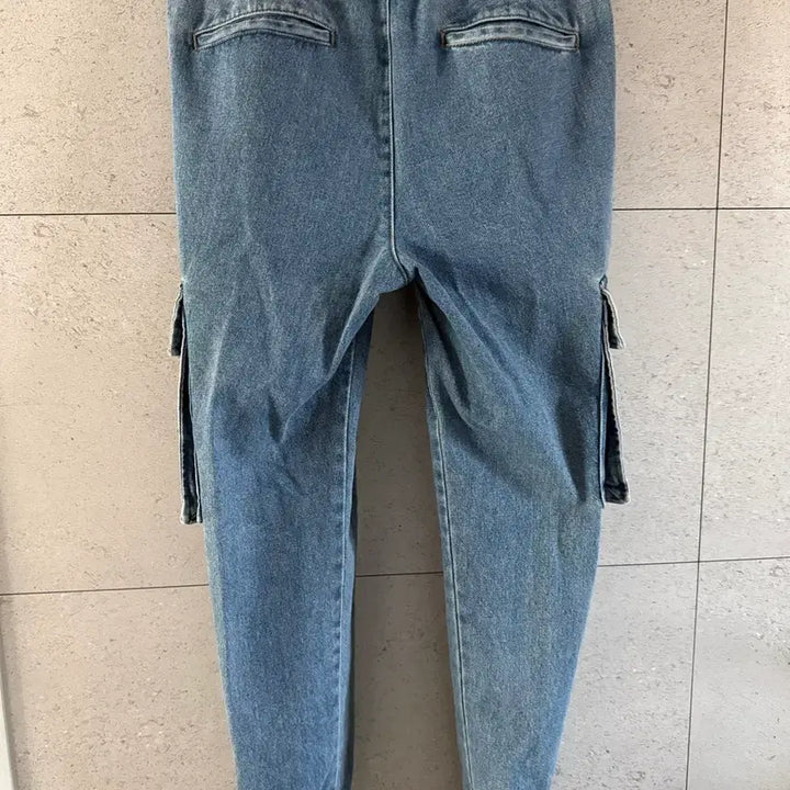 [BUNJANG] Juun.J Cargo Jogger Jeans / 준지 카고조거 연청 44