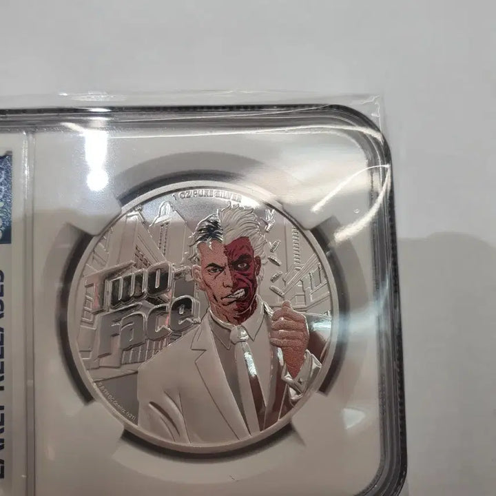 [BUNJANG] DC Comics Two-Face 2022 Samoa Silver Bar / DC 코믹스 은화 2022 사모아 투페이스 NGC 70 실버바 은 달러