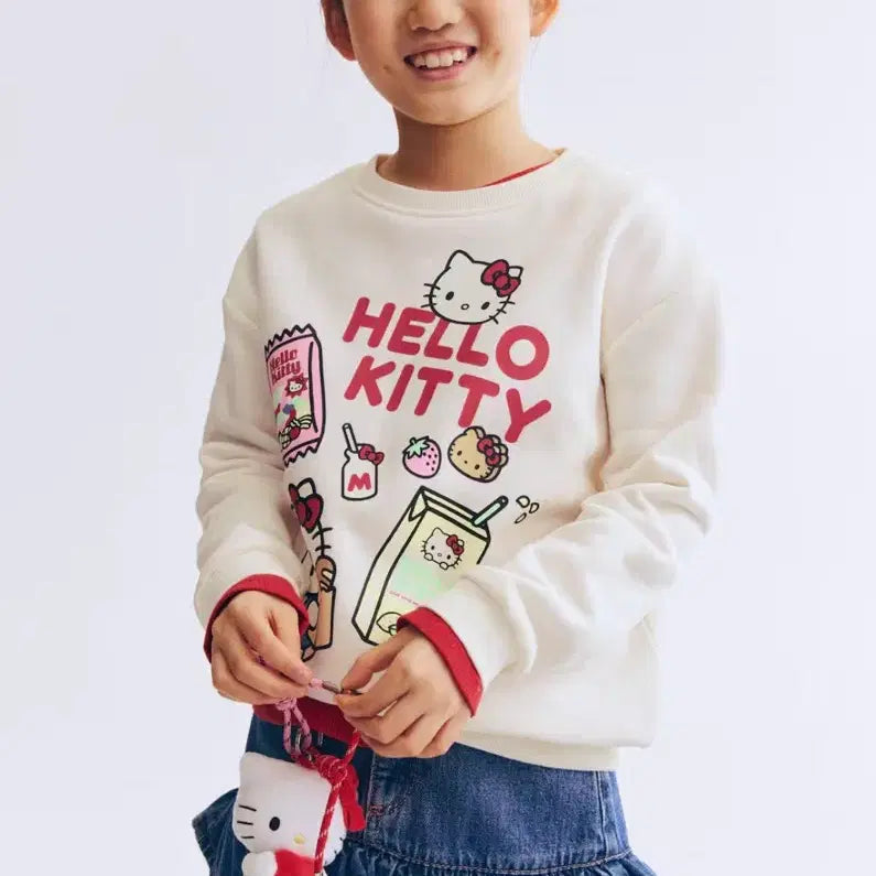 [BUNJANG] Hello Kitty H&M Sweatshirt / h&m 에첸엠 여아 헬로키티 맨투맨