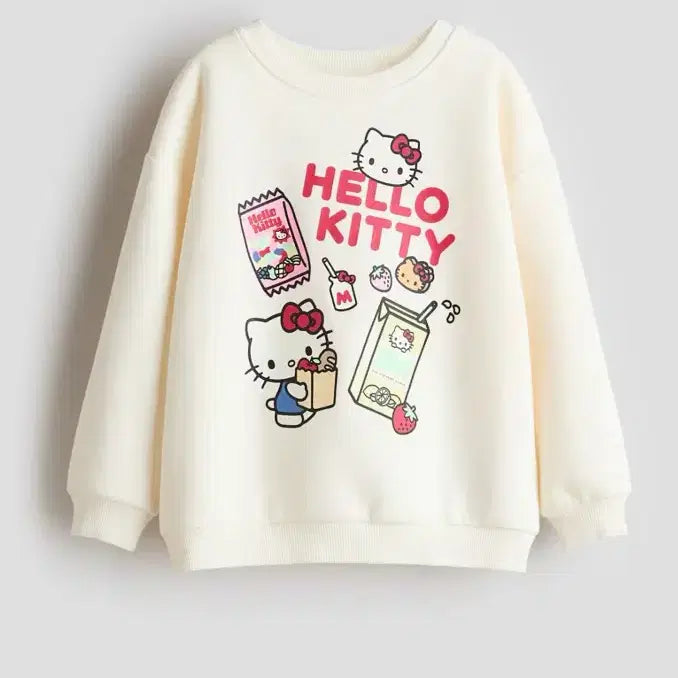 [BUNJANG] Hello Kitty H&M Sweatshirt / h&m 에첸엠 여아 헬로키티 맨투맨