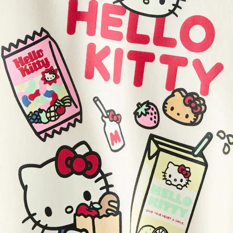 [BUNJANG] Hello Kitty H&M Sweatshirt / h&m 에첸엠 여아 헬로키티 맨투맨