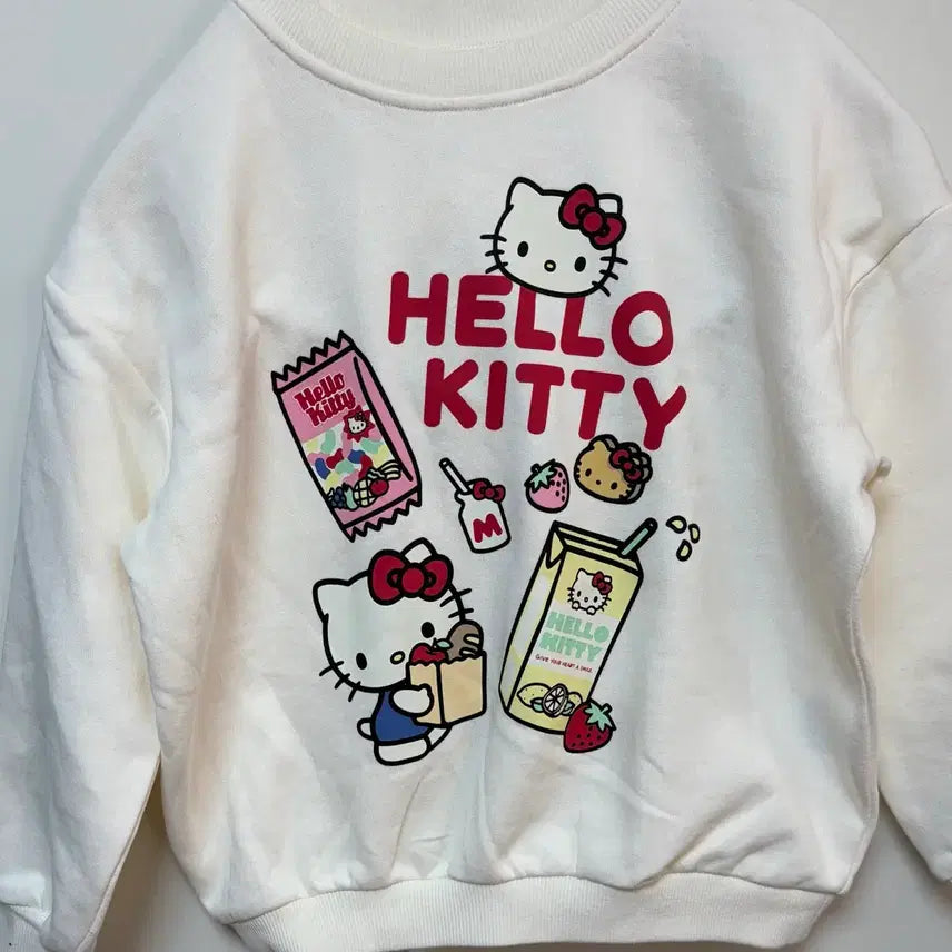 [BUNJANG] Hello Kitty H&M Sweatshirt / h&m 에첸엠 여아 헬로키티 맨투맨