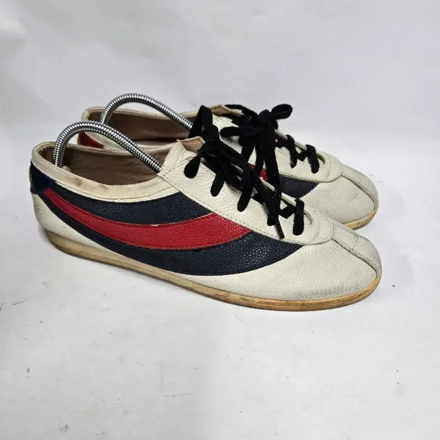 [BUNJANG] Gucci Paracer Leather Low-Top Sneakers 255 / 구찌 파라체르 가죽 로우탑 스니커즈 255