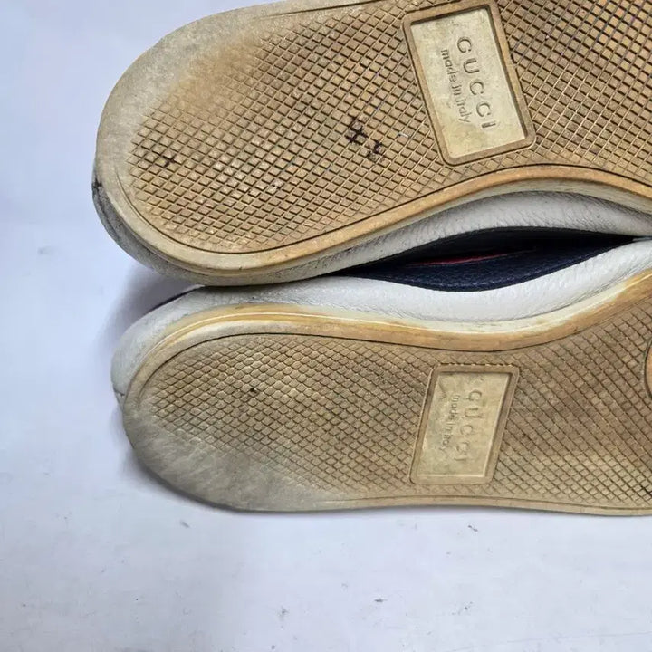 [BUNJANG] Gucci Paracer Leather Low-Top Sneakers 255 / 구찌 파라체르 가죽 로우탑 스니커즈 255