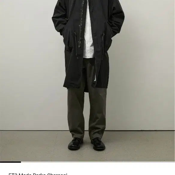 [BUNJANG] Rough Side ET3 Mods Parka Charcoal Size 3 / 러프사이드 rough side ET3  모즈 파카 차콜 3사이즈