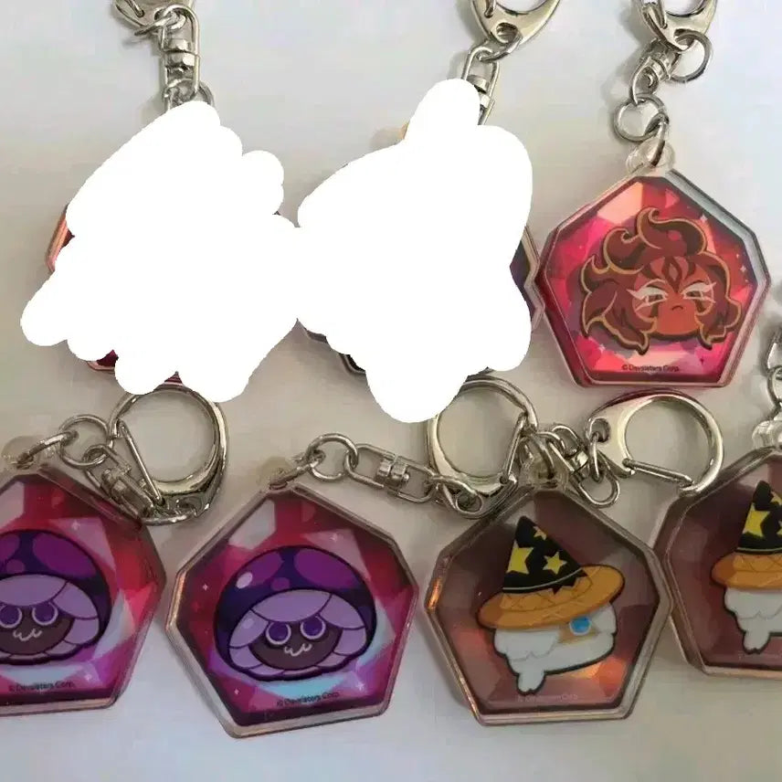 [BUNJANG] Cookie Run Kingdom 5th Anniversary Soul Stone Keyring / 원가판매)쿠키런 킹덤 5주년 영혼석 키링 쿠킹덤 블사넛맥틴이거독버섯마법사