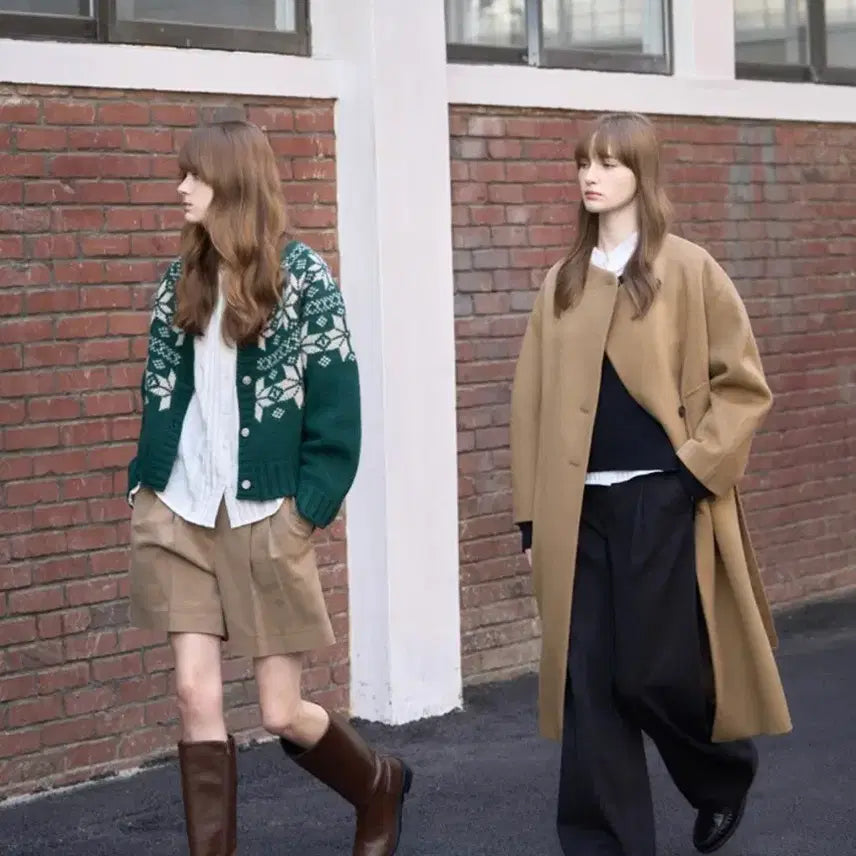 [BUNJANG] Nil By P Volume Coat / 새것 닐바이피 collarless volume coat 오버핏 롱코트