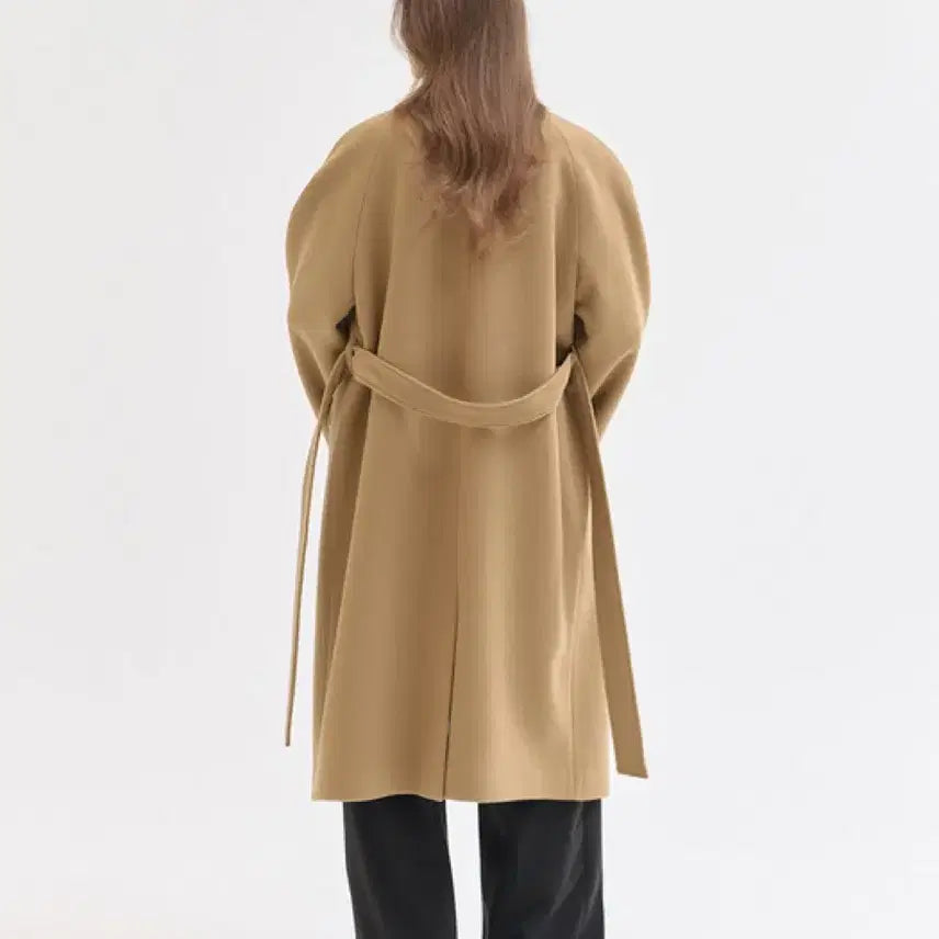 [BUNJANG] Nil By P Volume Coat / 새것 닐바이피 collarless volume coat 오버핏 롱코트