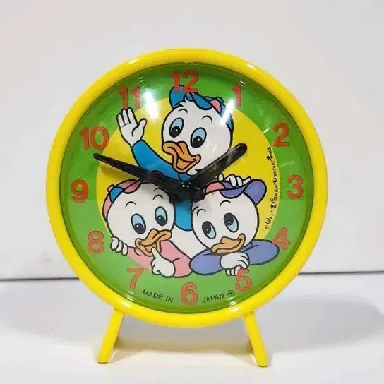 [BUNJANG] Disney Mickey Mouse Yellow Desk Clock / 디즈니 미키마우스 학습용 탁상시계 옐로우