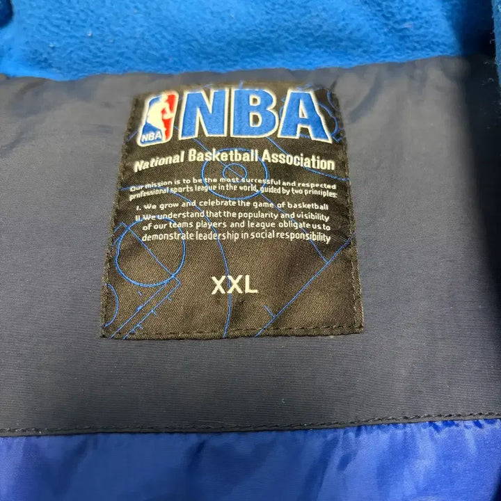 [BUNJANG] NBA X New York Knicks Duck Down Padded Vest / 황금사이즈) NBA X 뉴욕닉스 덕다운 패딩 베스트 조끼