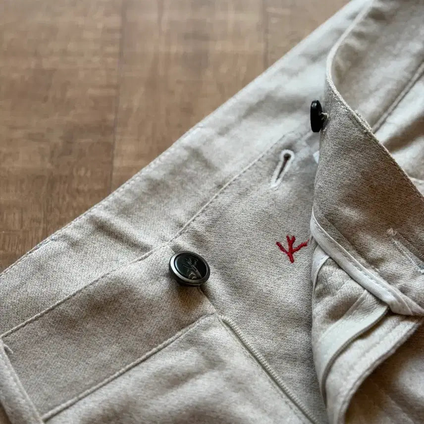 [BUNJANG] Isaia Ivory Wool Pants / [34] Isaia 아이보리 울 팬츠 (52)
