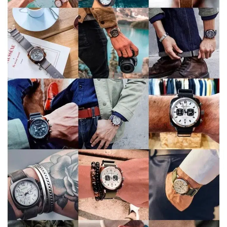 [SOLD OUT] [가격내림] 브리스톤 클럽마스터 블랙 남성시계 상태최상