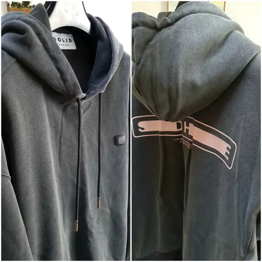 [BUNJANG] Solid Homme Hoodie / 솔리드옴므 후드티셔츠 판매해요