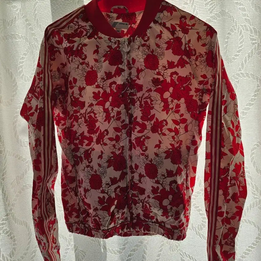 [BUNJANG] Adidas Flower Pattern Jersey Jacket / [이번주내로 정리] 아디다스 플라워 패턴 져지 자켓