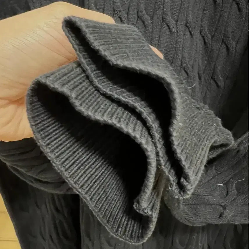 [BUNJANG] US Polo Assn. Cable Knit Sweater / 폴로아쎈 US POLO ASSN 남성 케이블라운드니트 L