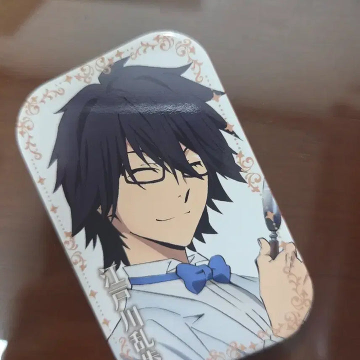 [BUNJANG] Edogawa Ranpo Square Badge / 에도가와 란포 사각 캔뱃지