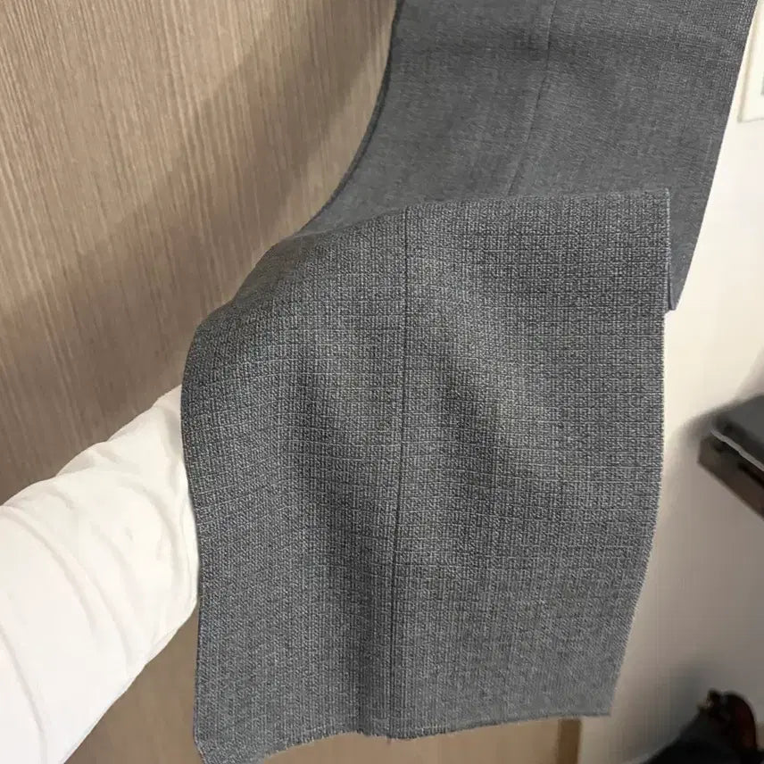 [BUNJANG] Echizenya Charcoal Gray One-Tuck Trousers 46 / [새상품] 에치젠야 차콜 그레이 원턱 트라우저 46