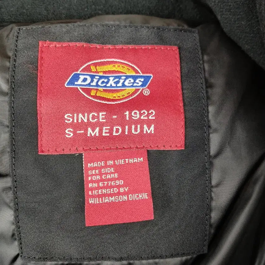 [BUNJANG] DKZ Black Hooded Down Padded Jacket (M) / 디키즈 남성 블랙 후드 오리털 패딩 점퍼(M)