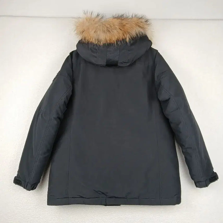 [BUNJANG] DKZ Black Hooded Down Padded Jacket (M) / 디키즈 남성 블랙 후드 오리털 패딩 점퍼(M)