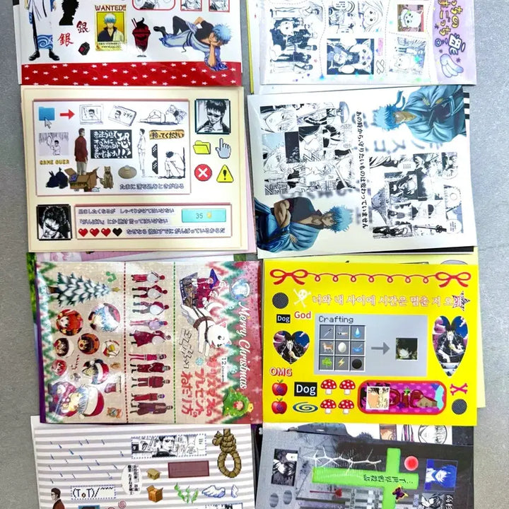 [BUNJANG] Gintama Sticker 24-Piece Bundle Set / 은혼 스티커 굿즈 24종 세트