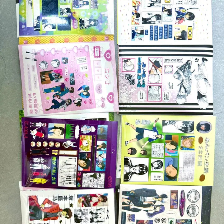 [BUNJANG] Gintama Sticker 24-Piece Bundle Set / 은혼 스티커 굿즈 24종 세트