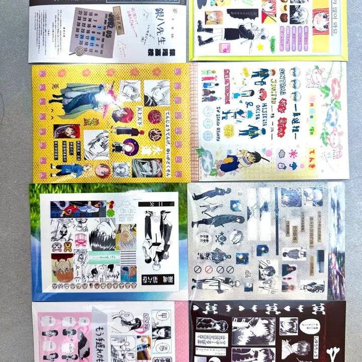 [BUNJANG] Gintama Sticker 24-Piece Bundle Set / 은혼 스티커 굿즈 24종 세트