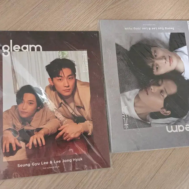 [BUNJANG] Lee Seung-kyu &amp; Lee Jong-hyuk Magazine Set / [포스터O]이승규 이종혁 잡지 우연시 우리연애시뮬레이션