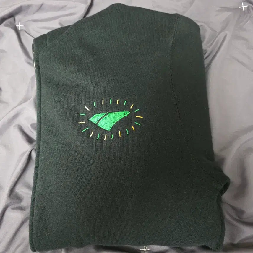 [BUNJANG] FRESH eye pieces Black Hoodie L / 블랙 후드집업 + 팔 포인트   L  박스 후드집업