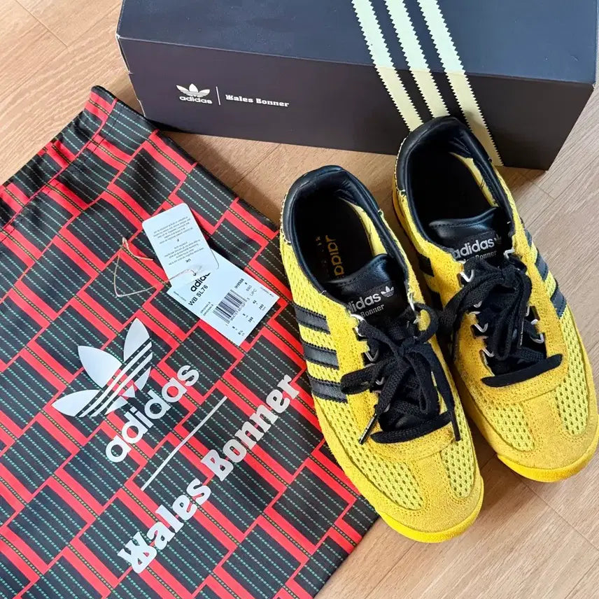 [BUNJANG] Adidas Wales Bonner SL76 Yellow 265mm / 아디다스 웨일즈 보너 SL76 옐로우 265mm