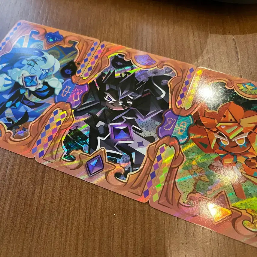 [BUNJANG] Cookie Run Kingdom Dark Choco Cookie 5th Anniversary Bundle Set Photocard / 쿠키런 킹덤 쿠킹덤 5주년 쉐밀 닼카 골치 포토카드 일괄 판매