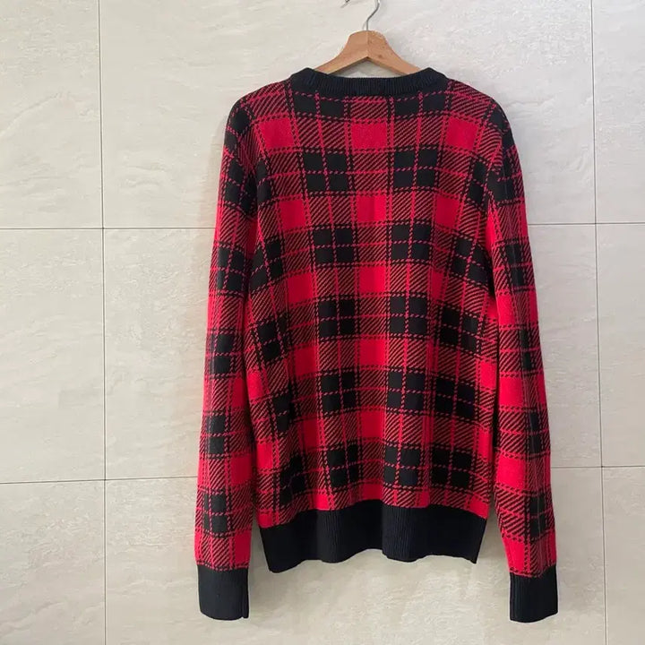 [BUNJANG] GU Check Knit (Men's) / GU / 체크 니트, 남성 니트 / XL(105)