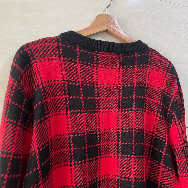 [BUNJANG] GU Check Knit (Men's) / GU / 체크 니트, 남성 니트 / XL(105)