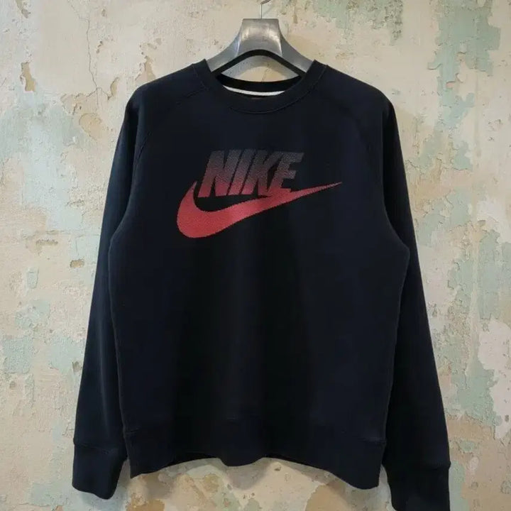 [BUNJANG] Nike Big Logo Sweatshirt (Black, M) / 나이키 빅로고 맨투맨 블랙 M