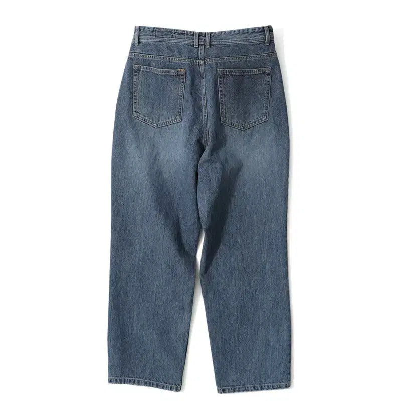 [BUNJANG] Holi Sun Blueborn Tapered Denim Pants / 새상품급) 홀리선 블루본 테이퍼드 데님 노멀 네이비