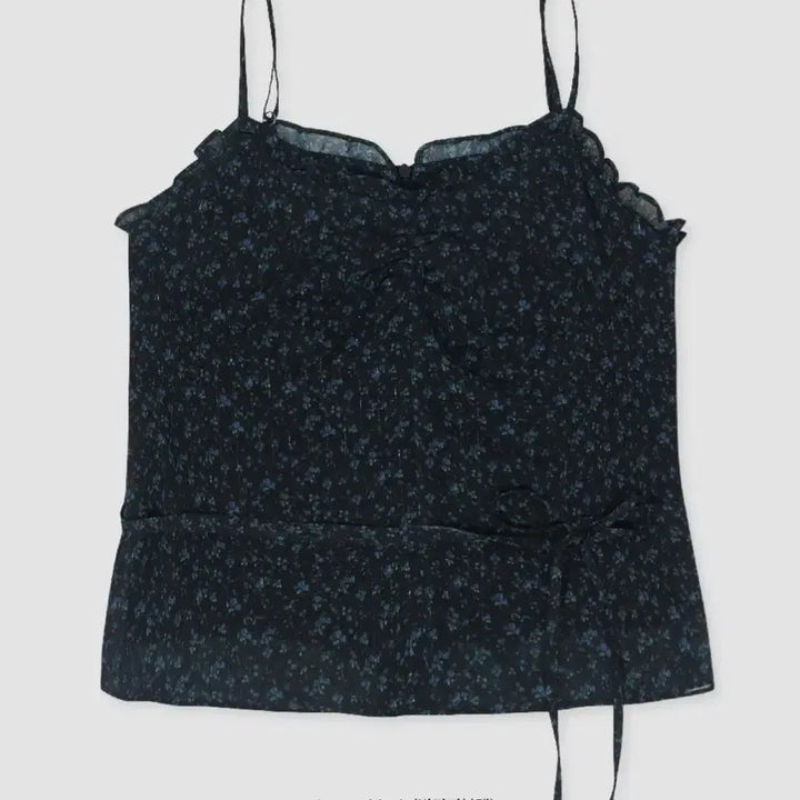 [SOLD OUT] 언더비 Amour 플라워 블라우스 빈티지블랙