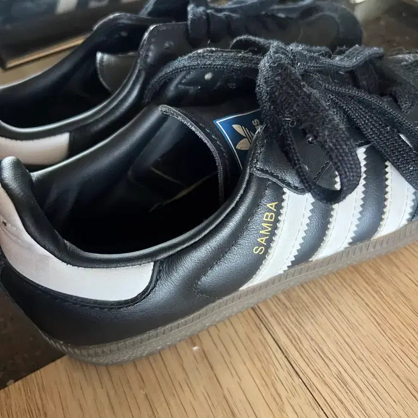 [BUNJANG] Adidas Samba OG Black/White Sneakers / 아디다스 삼바 OG 블랙/화이트 215