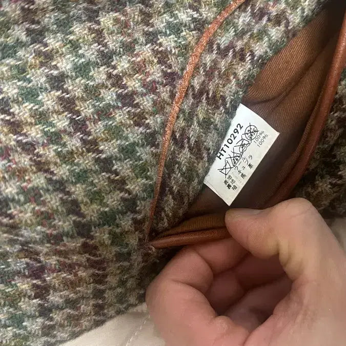 [BUNJANG] Toyo Enterprises Harris Tweed Varsity Jacket / 토요엔터프라이즈 해리스트위드 바시티자켓