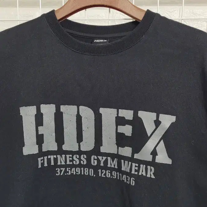 [BUNJANG] HDEX Giant Fit 3XL Men's Training Sweatshirt / [105]HDEX에이치덱스 피트니스짐웨어 자이언트핏 빅사이즈맨투맨 3XL