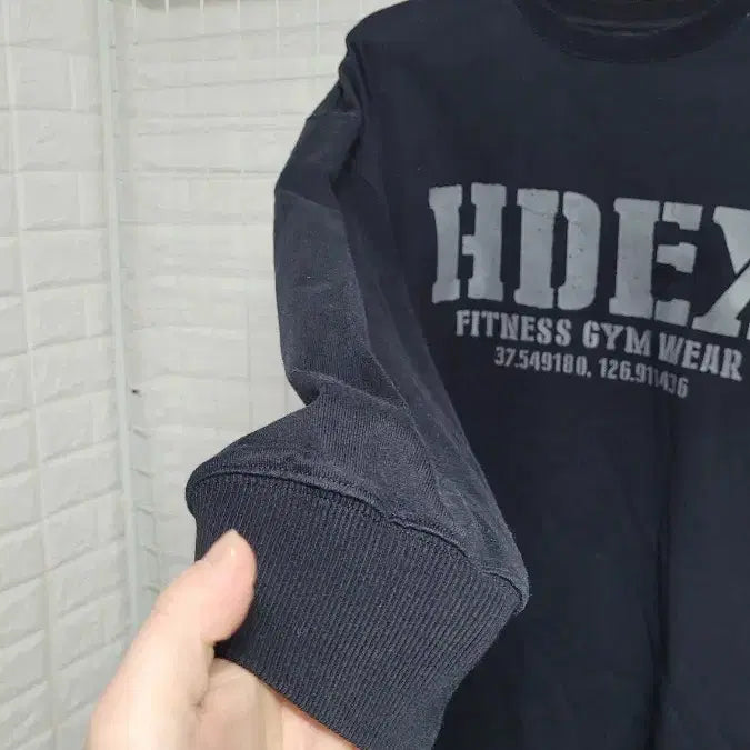 [BUNJANG] HDEX Giant Fit 3XL Men's Training Sweatshirt / [105]HDEX에이치덱스 피트니스짐웨어 자이언트핏 빅사이즈맨투맨 3XL