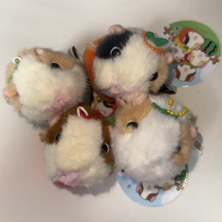 [BUNJANG] Morrumotto Plushie Hamster Keychain / (품절)과일 모루못토상 기니피그 햄스터 인형 키링