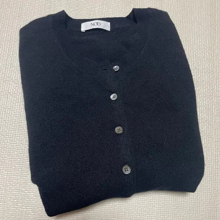[BUNJANG] MOD Cashmere Cardigan Black / 엠오디 캐시 가디건 블랙