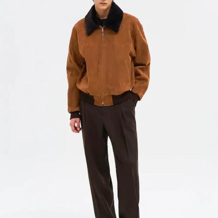 [BUNJANG] Auralee 25AW Goat Suede Blouson / [5, 새상품] 오라리 25AW 고트 스웨이드 블루종 팝니다