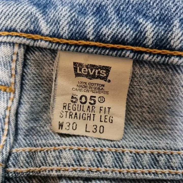 [BUNJANG] Levi's 505 Red Tab Jeans / 90s USA 505 30x30 리바이스 레드탭