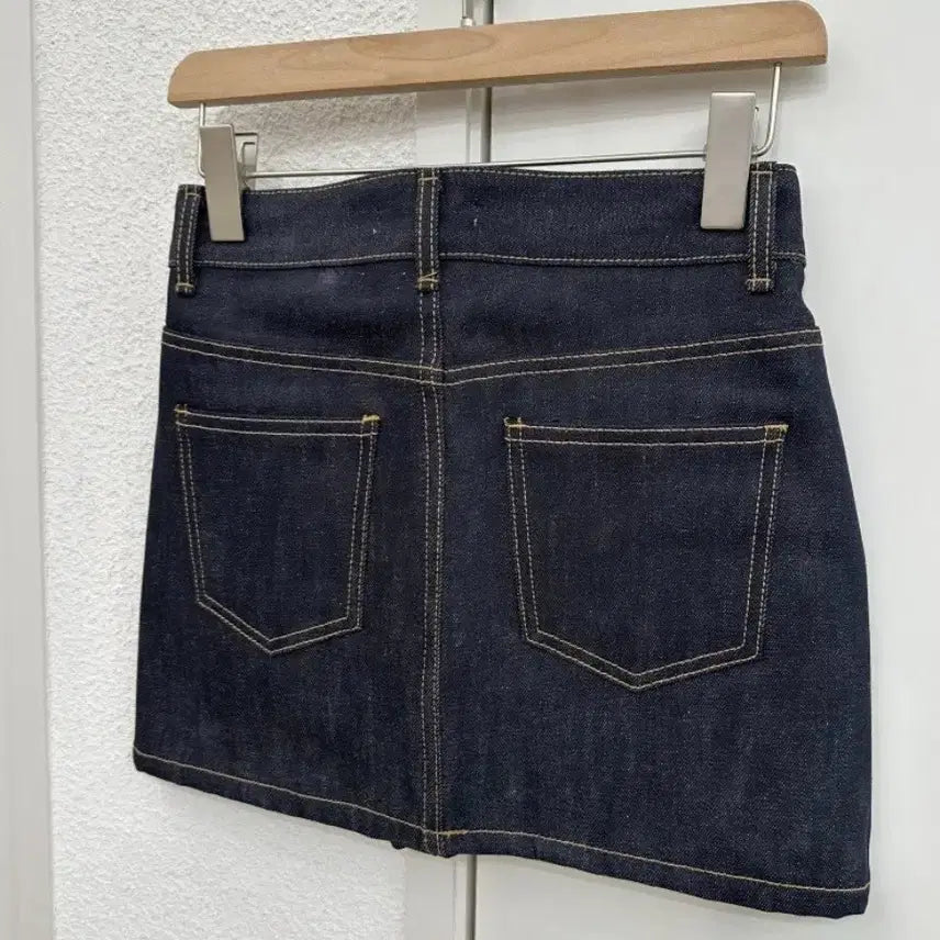 [BUNJANG] OnOff Raw Denim Set (Jacket + Skirt) / 온오프 생지 데님 셋업(자켓+스커트)