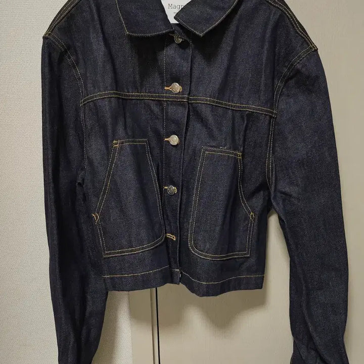 [BUNJANG] OnOff Raw Denim Set (Jacket + Skirt) / 온오프 생지 데님 셋업(자켓+스커트)