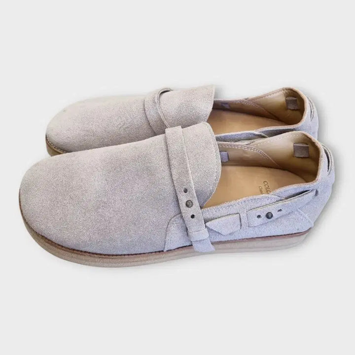 [BUNJANG] COLORCOLLA Suede Strap Mules (Size 260) / 컬러콜라(COLORCOLLA) 리얼 스웨이드 스트랩 뮬 (260 사이즈)