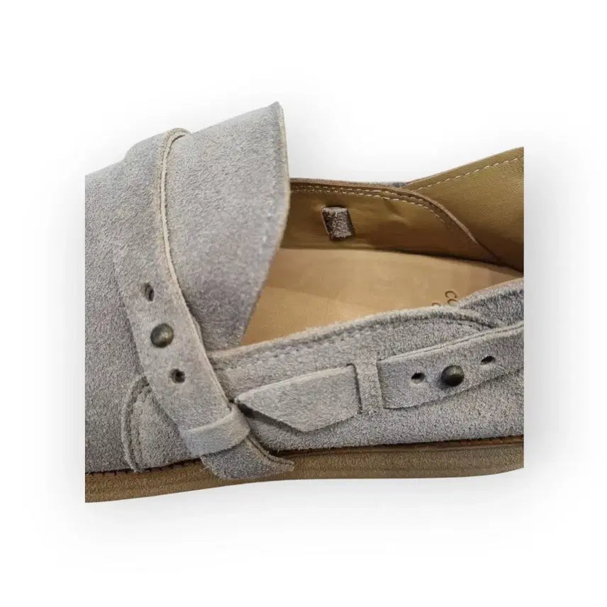 [BUNJANG] COLORCOLLA Suede Strap Mules (Size 260) / 컬러콜라(COLORCOLLA) 리얼 스웨이드 스트랩 뮬 (260 사이즈)