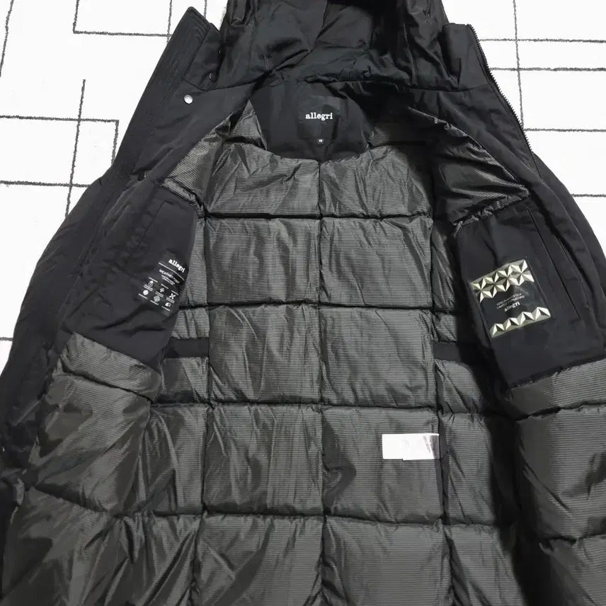 [BUNJANG] Allegri Goose Down Jacket Black Size 46 / 알레그리 구스다운 거위털 블랙 사이즈 46(95)