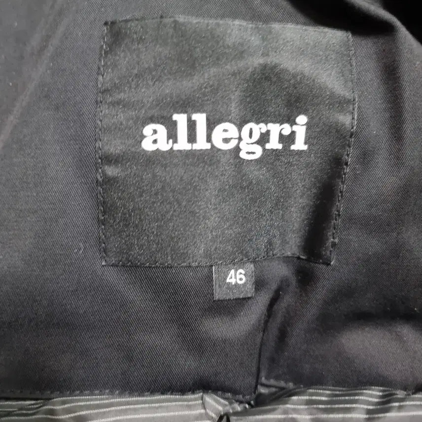 [BUNJANG] Allegri Goose Down Jacket Black Size 46 / 알레그리 구스다운 거위털 블랙 사이즈 46(95)
